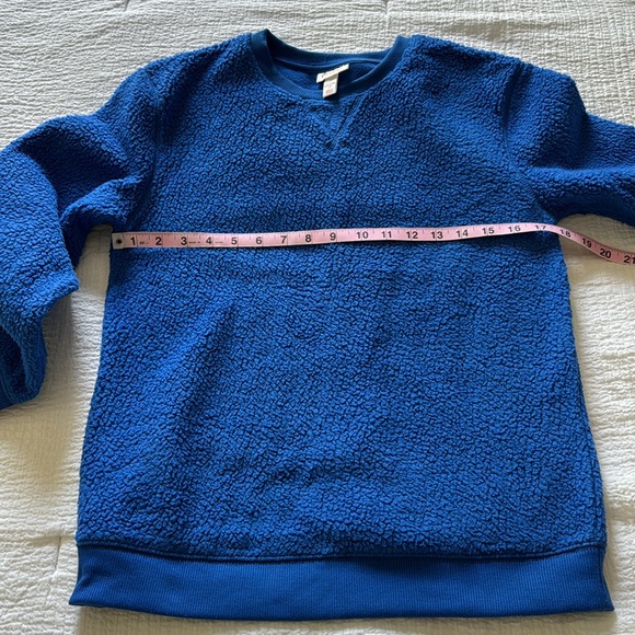 Cat & Jack Royal Blue Plush Fleece Seatshirt - Picture 7 of 9